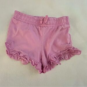 Jumping Beans Pink / Lavender Ruffle Trimmed Cotton Shorts